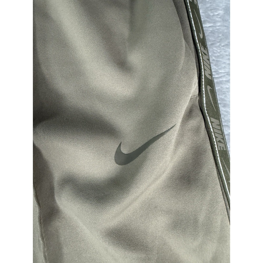 Nike Sportswear Pants Womens Large Green Tape Trend High Rise Loose Fit Wide Leg - Picture 4 of 15